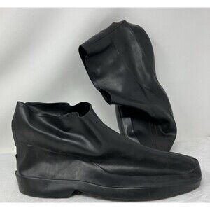 Tingley Men's XL Black Rubber Short Ankle Overshoes Overboots Waterproof